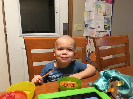 Shaved Head Boy
